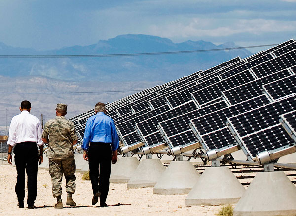 Obama solar power plant