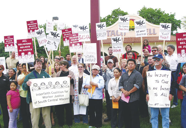 Taco Bell demonstrators