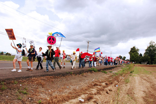 protest march