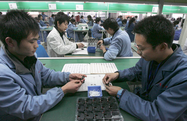 factory workers
