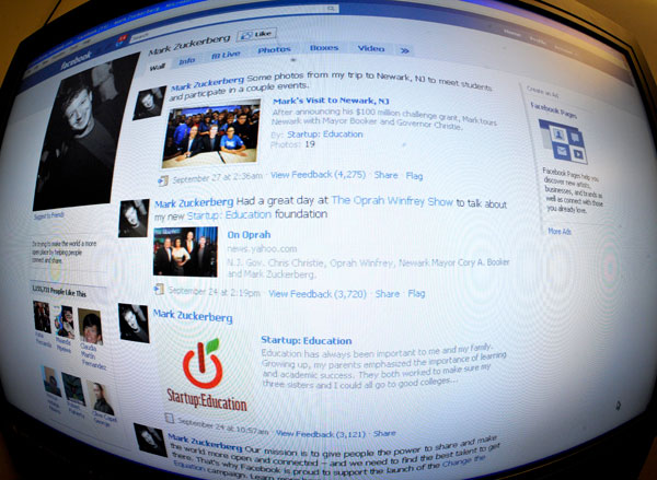 Mark Zuckerberg's Facebook