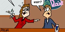 Cartoon by August Pollak