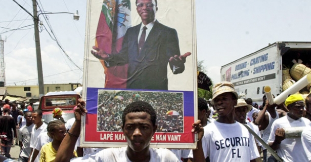 Haitian protest