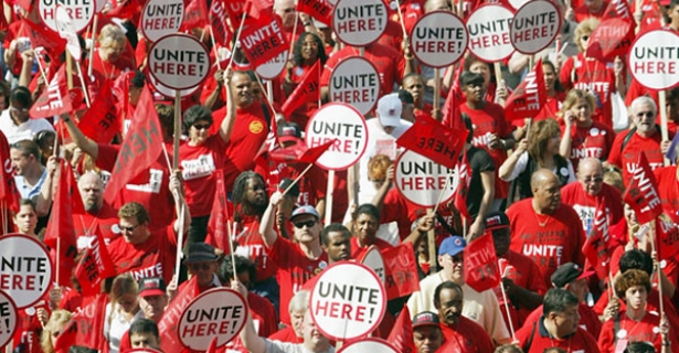 UNITE HERE march