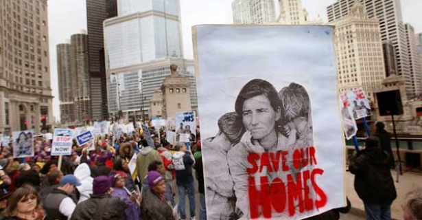 bank protesters