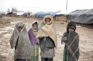 displaced Afghan children