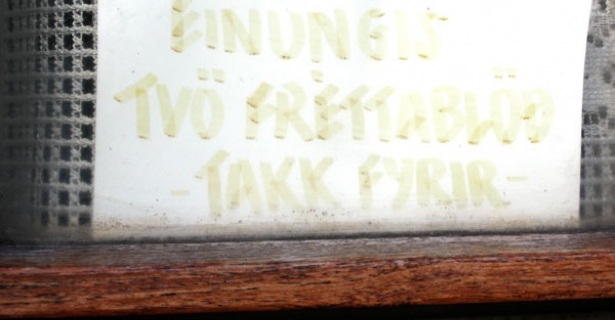 newspaper sign