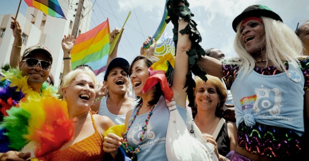 Mariela Castro marches in gay parade