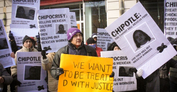 Chipotle protest