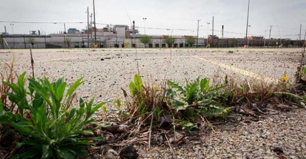 vacant parking lot