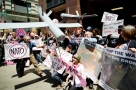 NATO drone protest