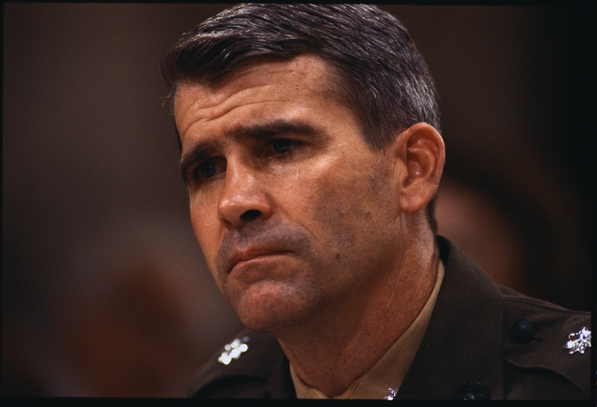 oliver north for president t shirt