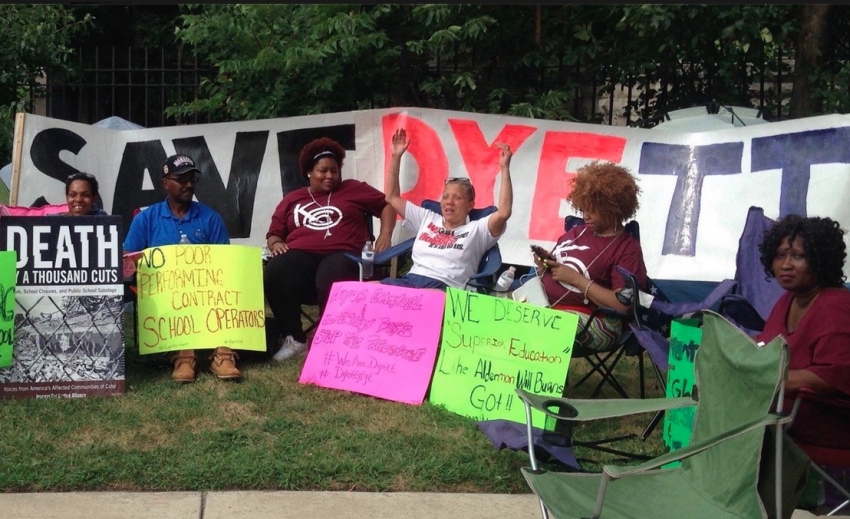 Image result for Dyett High School Opens: 2015 Hunger Strike Redefines Meaning of ‘School Closure’