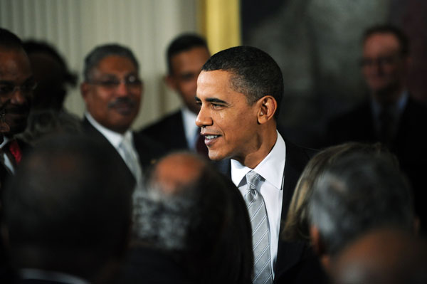Barack Obama at White House