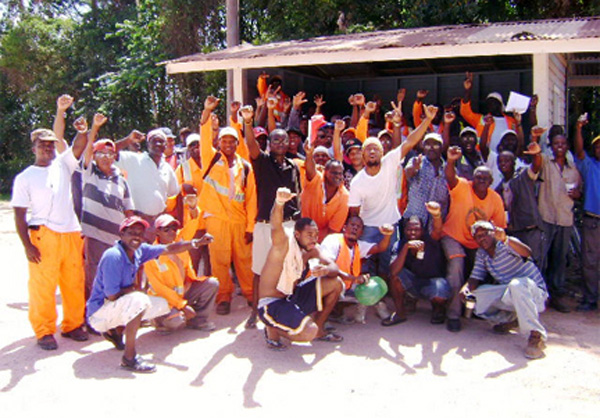 Guyana workers' strike
