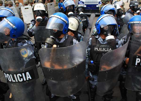 Honduras protest