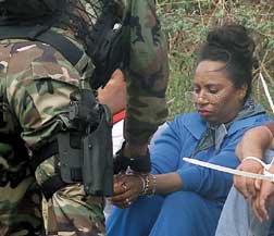 J. Jackson being arrested in Vieques.