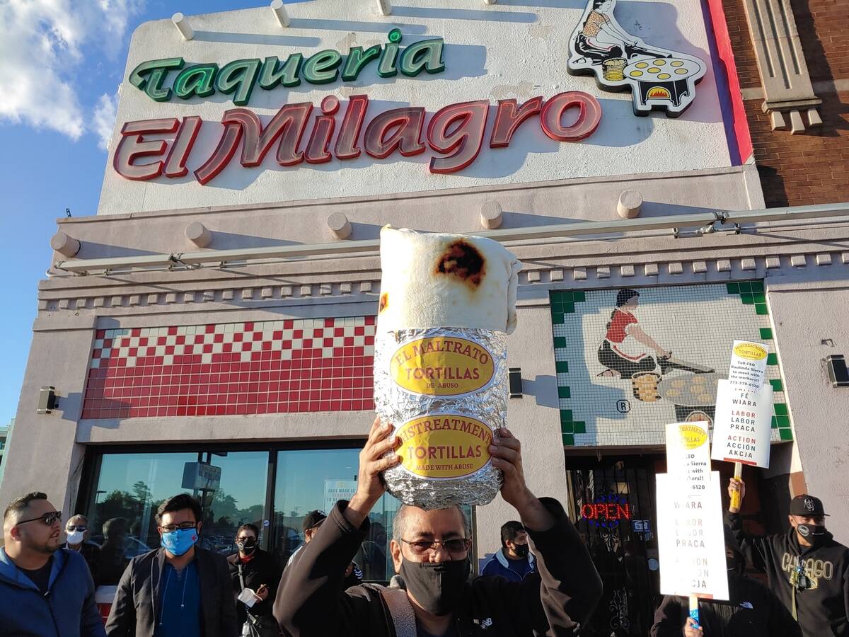“It’s Time to Turn This Tortilla Around” El Milagro Workers Walk Out