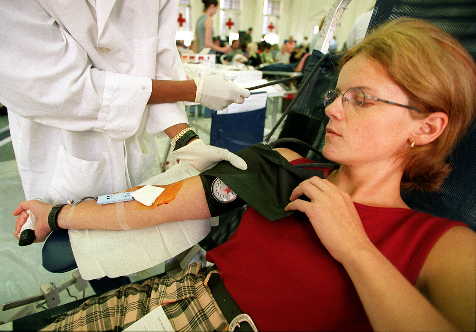 Red Cross Is Instructing Truckers to Draw Blood and Nurses