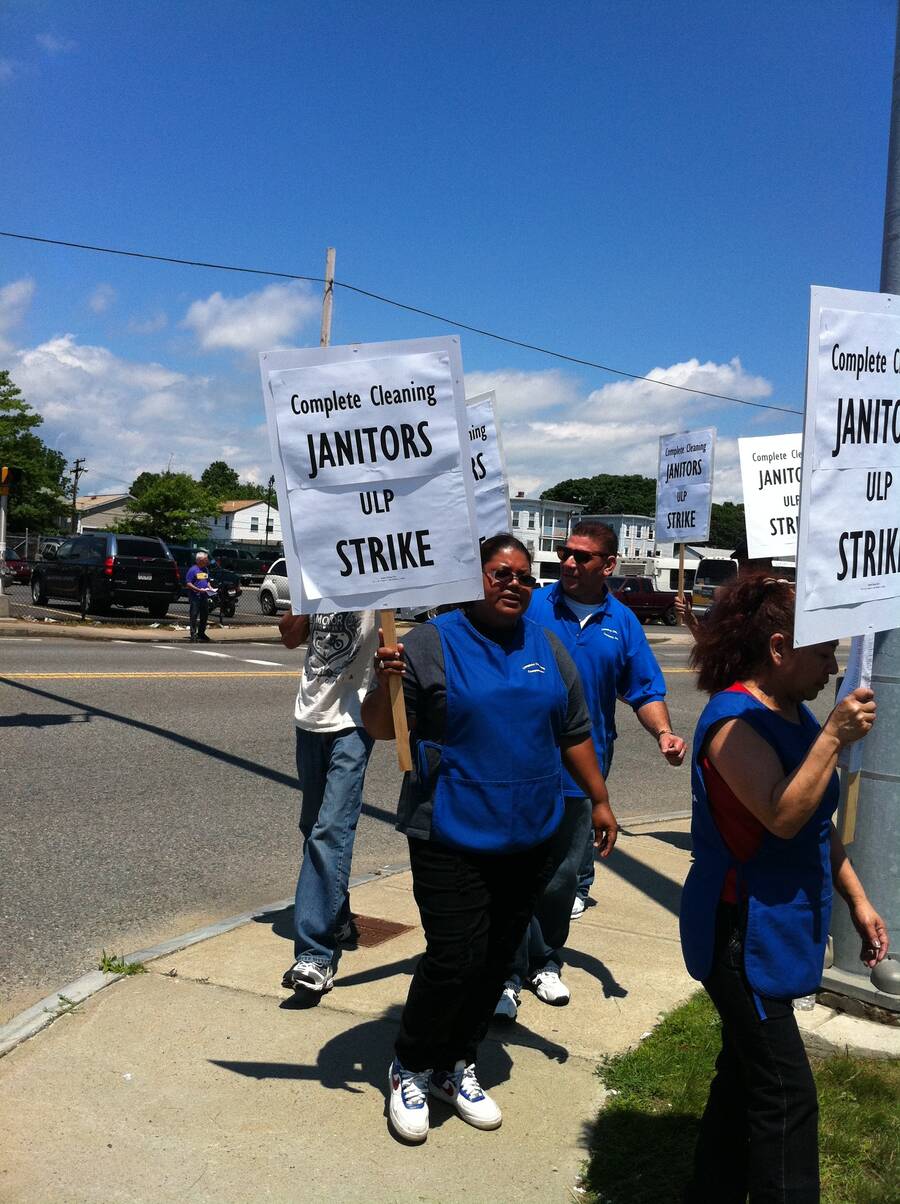 Seeking Union Rights, GE Janitors March on Labor Day - In These Times