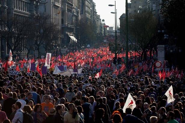 Spanish General Strike Reaches 77% Participation, but Officials Turn ...