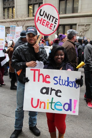 Christopher Canady and Niaira Marshall