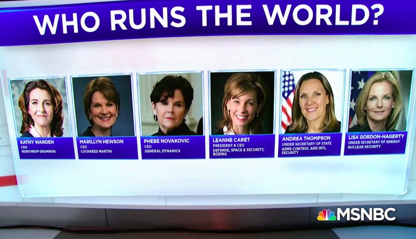Women Now Run The Military Industrial Complex That S Nothing To